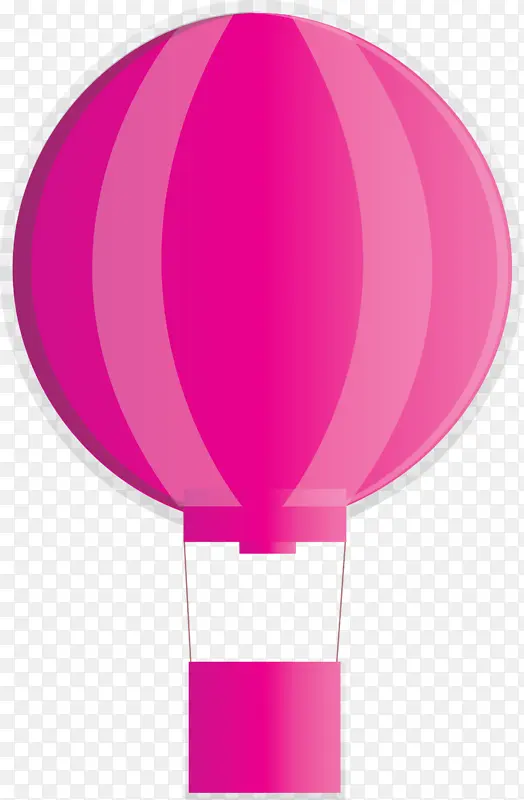 热气球 漂浮 粉色