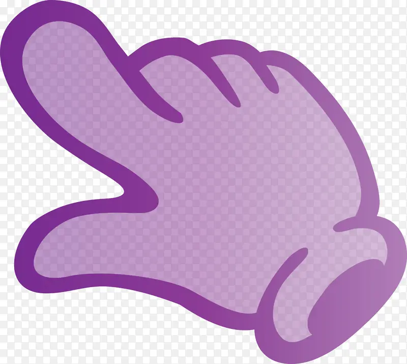 手势 紫色 粉色