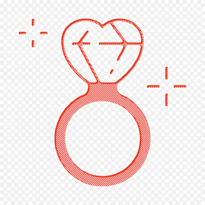 钻石戒指图标 浪漫爱情图标 爱情与浪漫图标