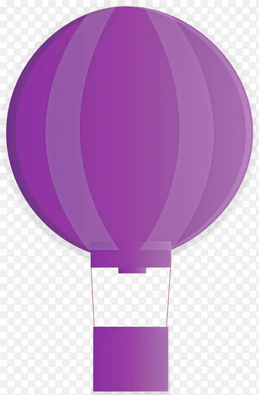 热气球 漂浮 紫色