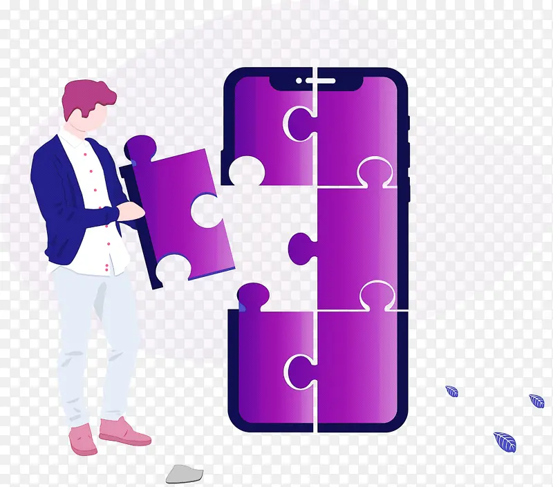 手机 紫色 手机壳
