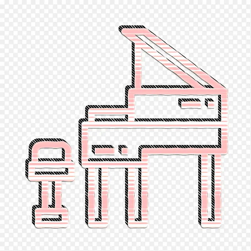 钢琴图标 大钢琴图标 家用设备图标