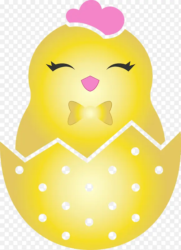 蛋壳里的小鸡 复活节 可爱的小鸡
