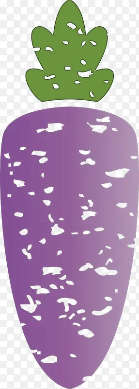胡萝卜 复活节 紫色