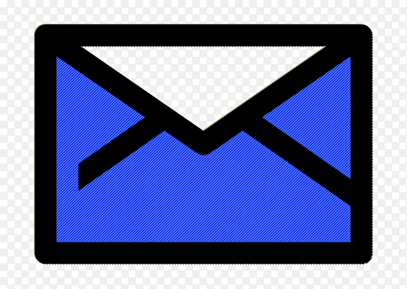 邮件图标 用户界面图标 电蓝