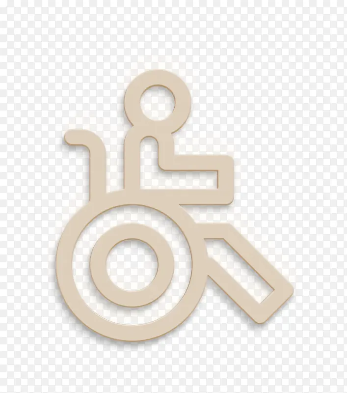 轮椅图标 残疾人援助图标 残疾人图标