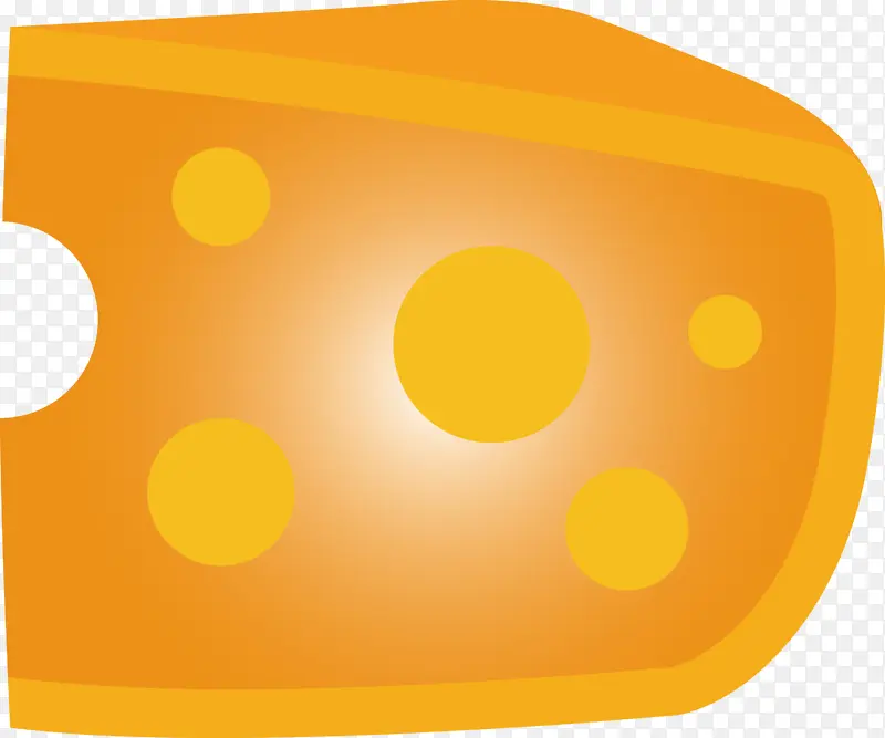 奶酪 黄色 圆形