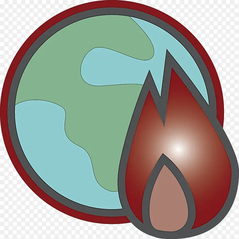全球变暖 符号 标志