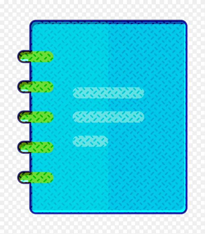 笔记本图标 教育图标 浅绿色