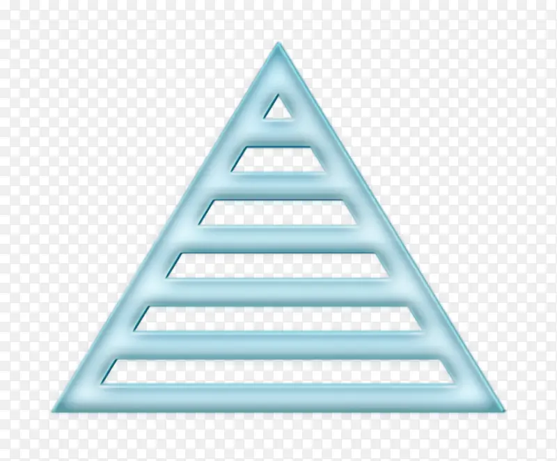 金字塔图标 埃及图标 直线