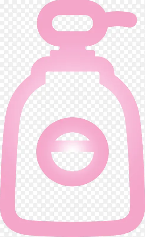 洗手消毒液瓶 粉色 水瓶