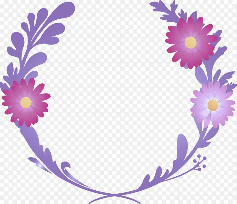 春框 装饰框 紫色