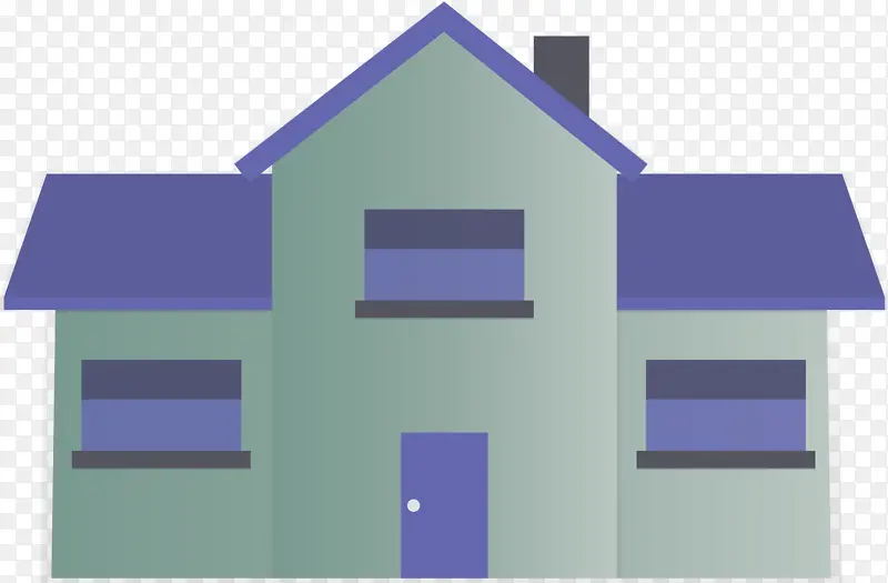 房屋 住宅 紫罗兰色