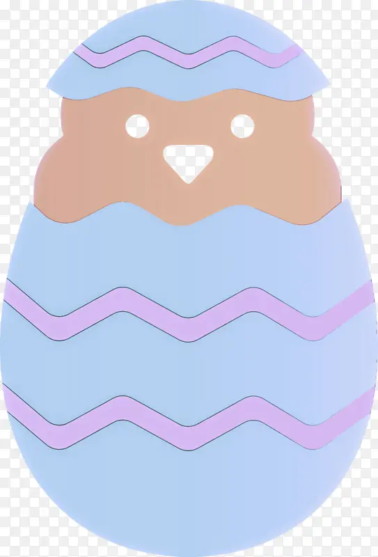 鸡蛋里的小鸡复活节快乐粉色卡通鼻子
