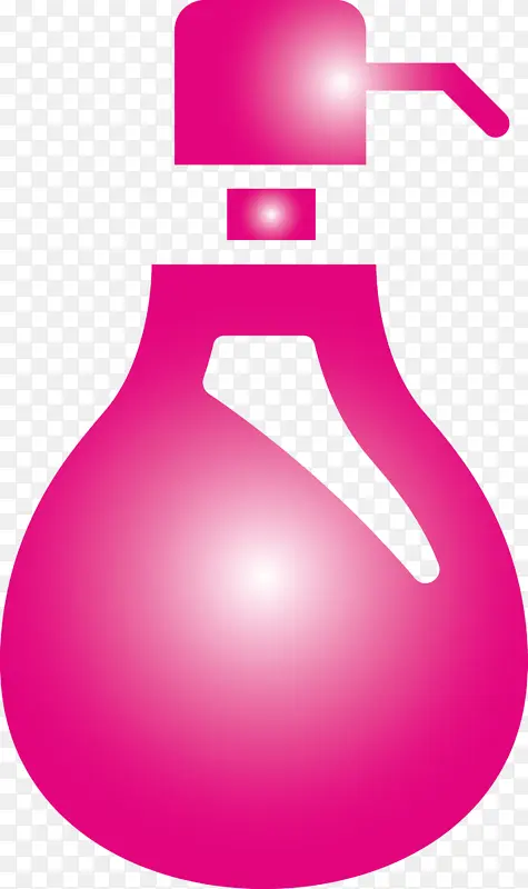 洗手液瓶 粉色 洋红色