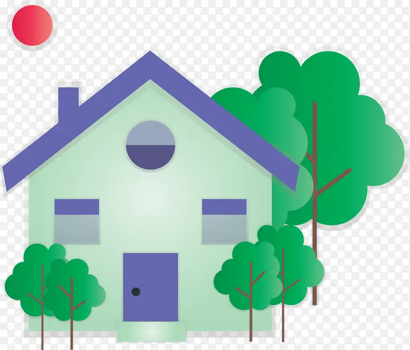 房屋 住宅 绿化
