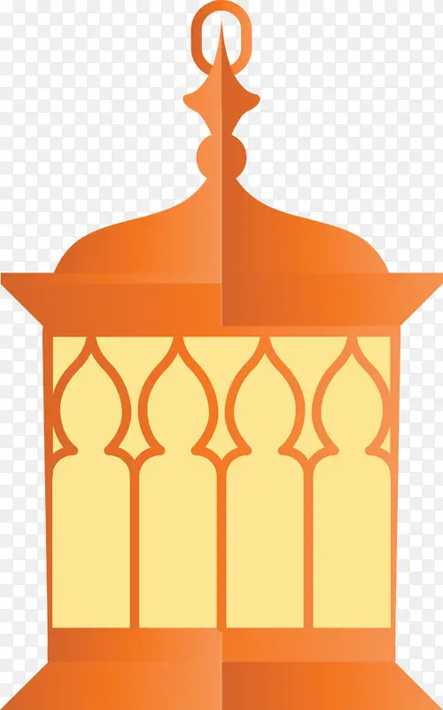 阿拉伯灯 阿拉伯文化 橙色