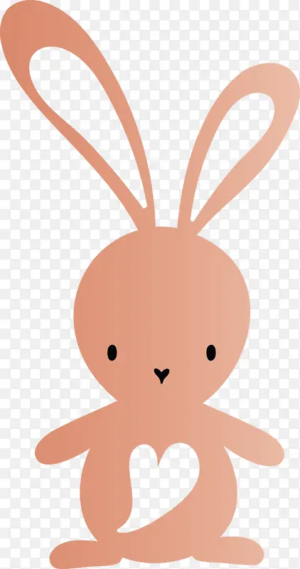 可爱的复活节兔子 复活节 卡通