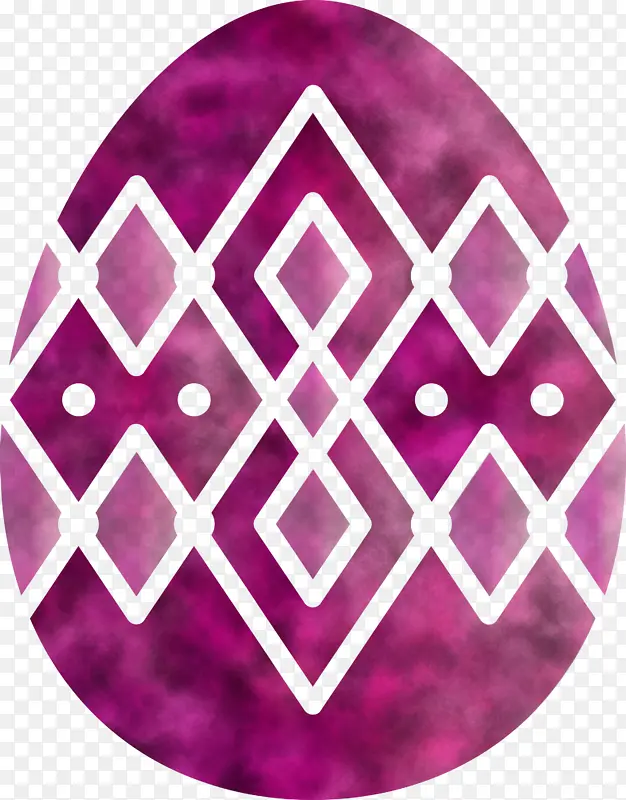 复古复活节彩蛋 复活节 紫色