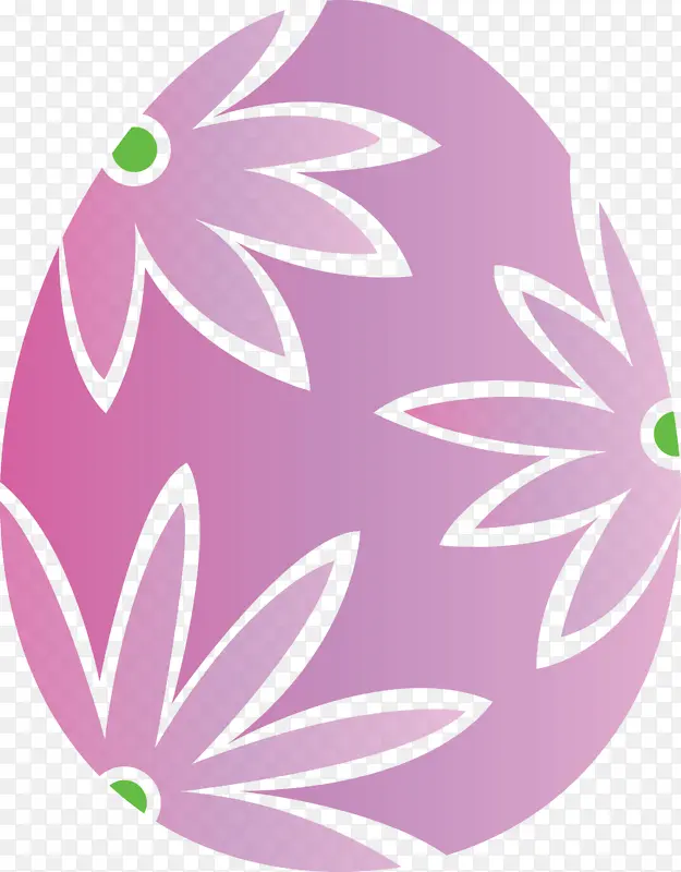 花朵复活节彩蛋 复活节快乐 复活节彩蛋