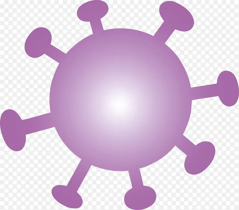 病毒 冠状病毒 紫色