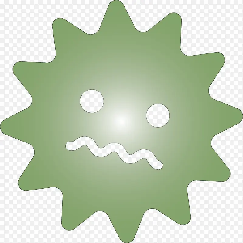 病毒 冠状病毒 绿色