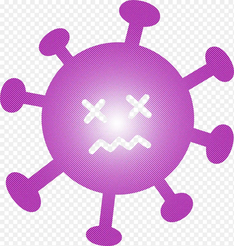 病毒 冠状病毒 紫色