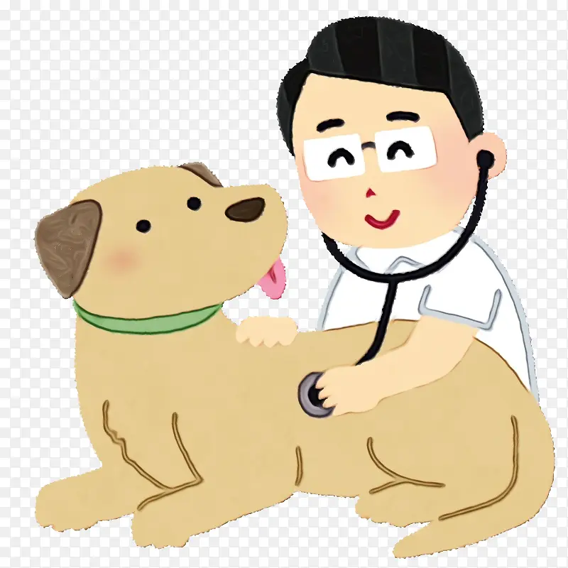 宠物健康 健康护理 水彩