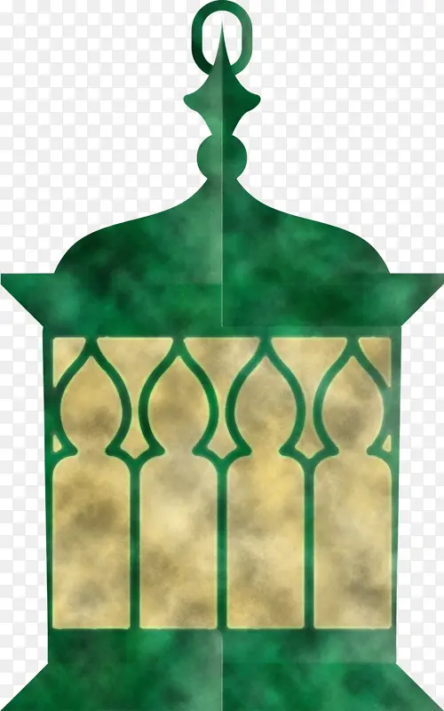 阿拉伯灯 阿拉伯文化 绿色