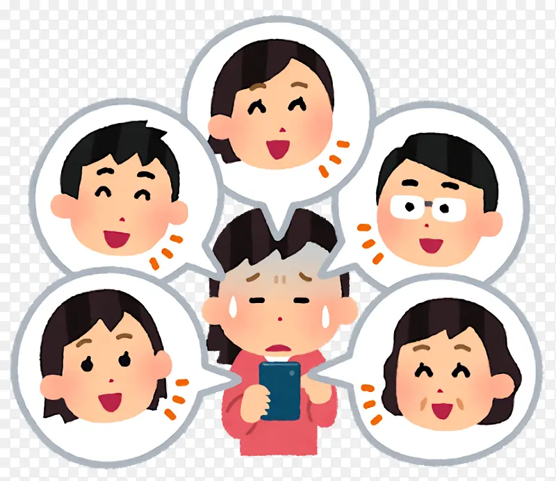 卡通 人物 面部