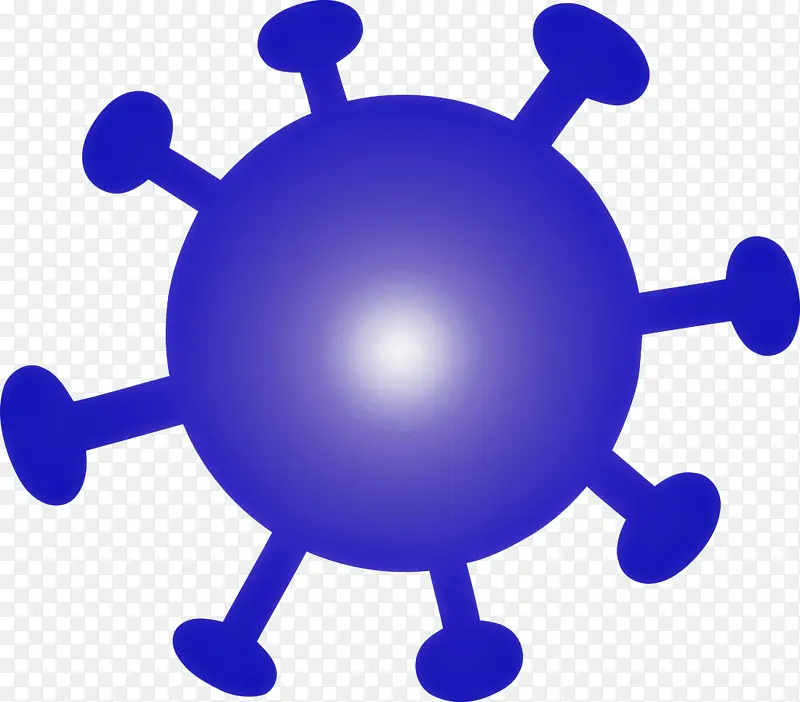 病毒 冠状病毒 蓝色