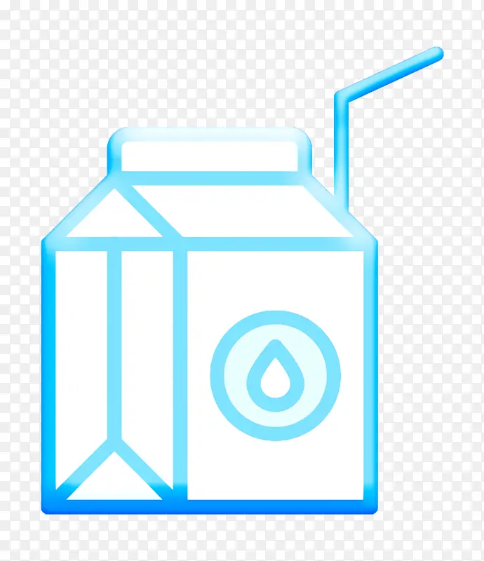 牛奶图标 牛奶盒图标 零食图标