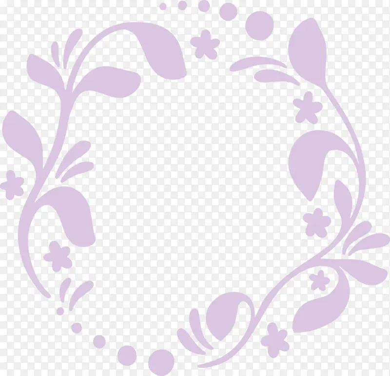 花框 自然框 紫色