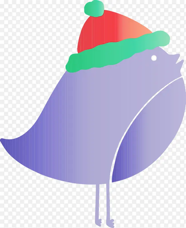 冬鸟 圣诞鸟 卡通鸟