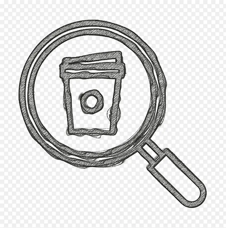 搜索图标 咖啡杯图标 咖啡图标