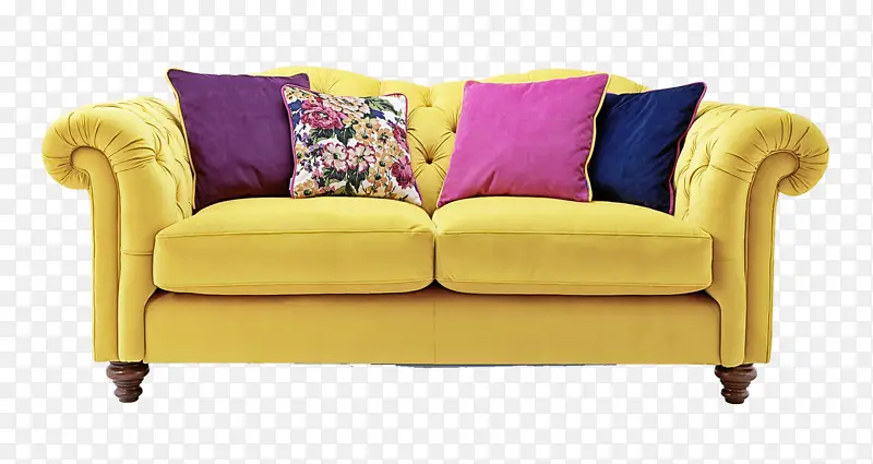 采购产品家具 沙发 黄色