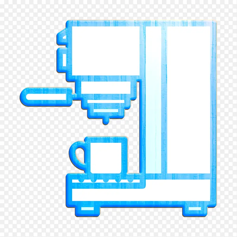 咖啡图标 咖啡机图标 食品和餐厅图标