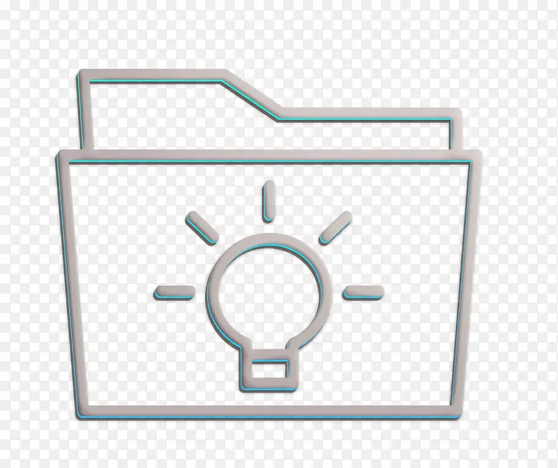 创意图标 文件和文件夹图标 按钮