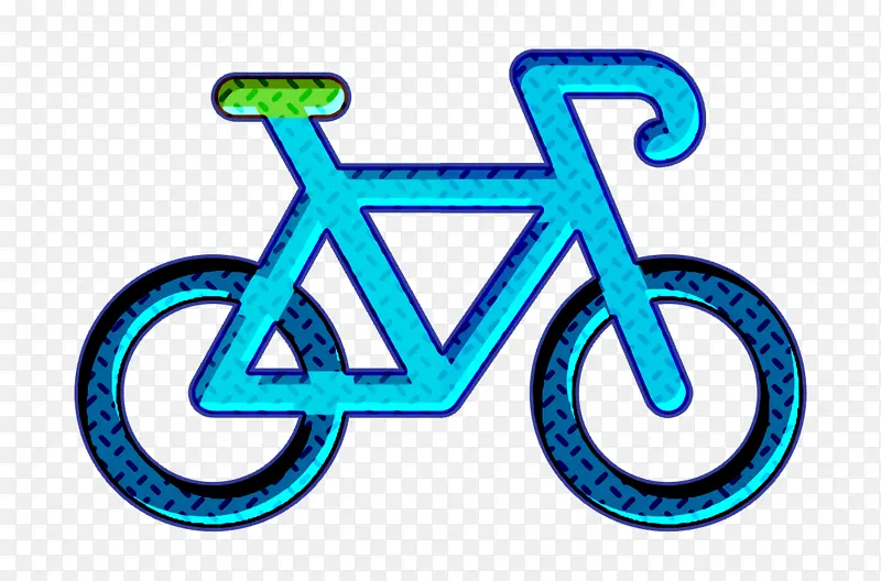 自行车图标 自行车比赛图标 自行车车架