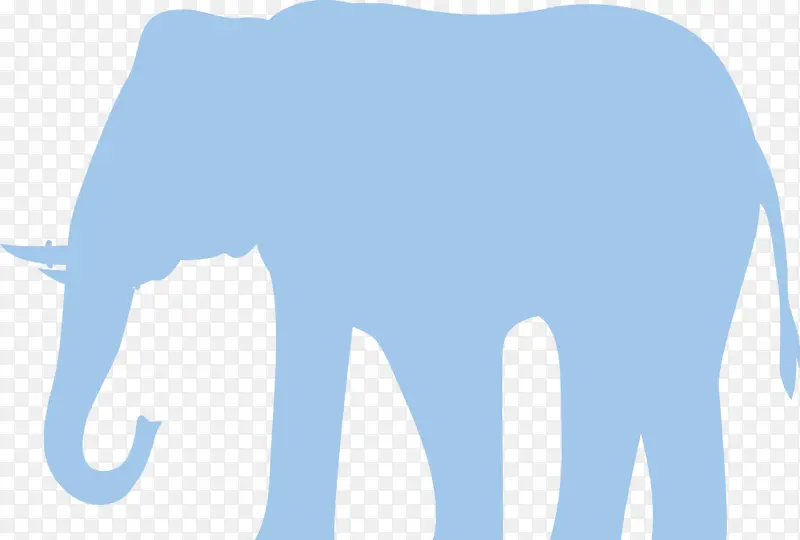 印度象 非洲象 标志