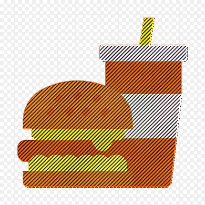 三明治图标 汉堡图标 咖啡馆图标