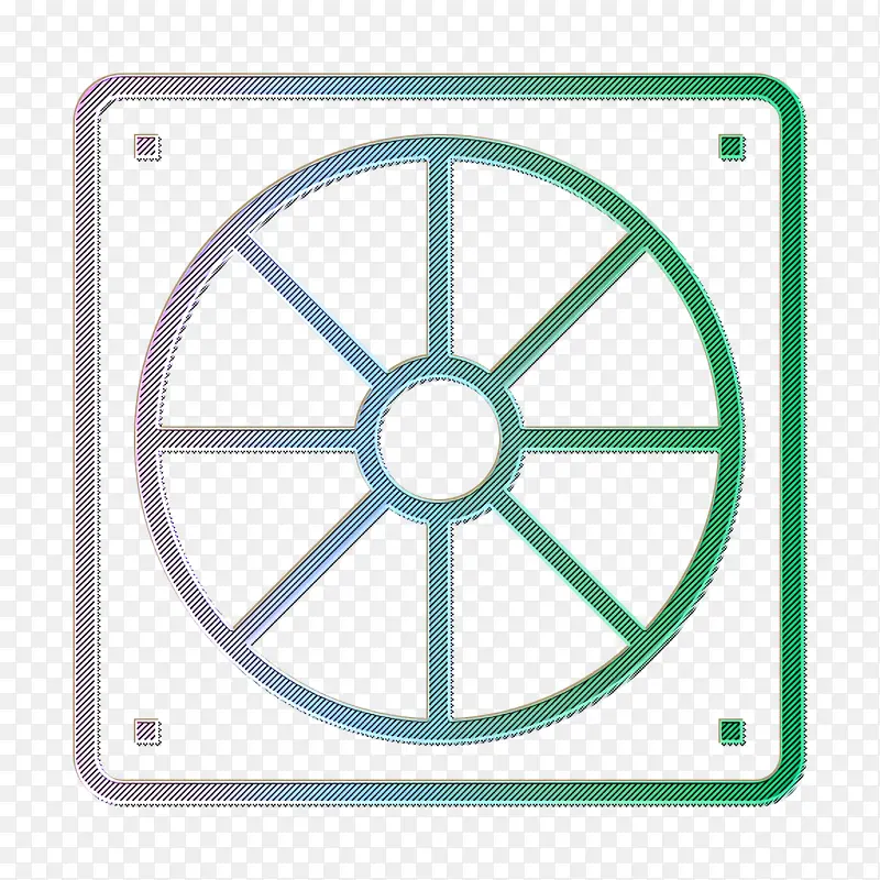 电脑图标 风扇图标 冷却器图标