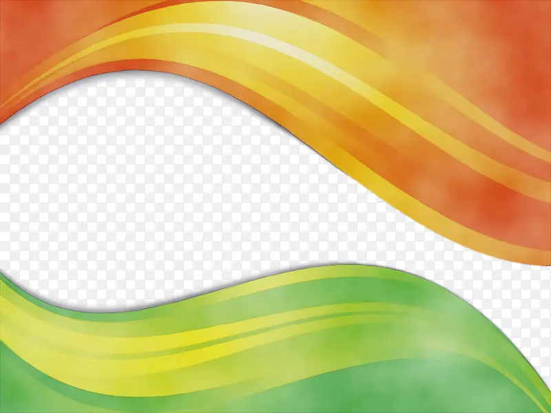 印度独立日 印度 水彩画