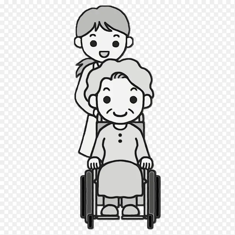 老年人 轮椅 护理