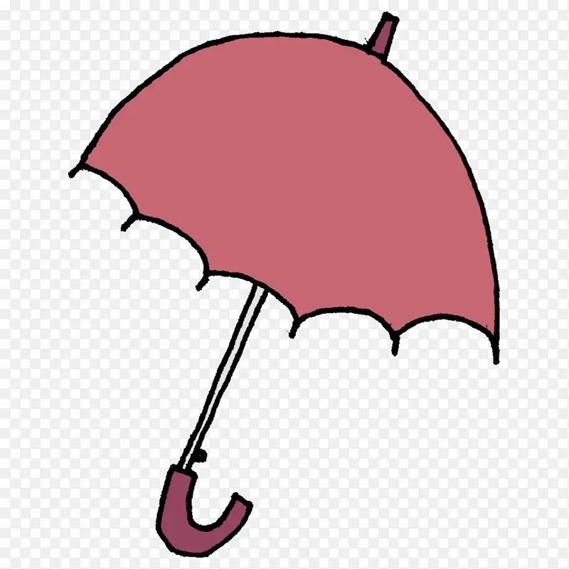 雨伞 线条 面积