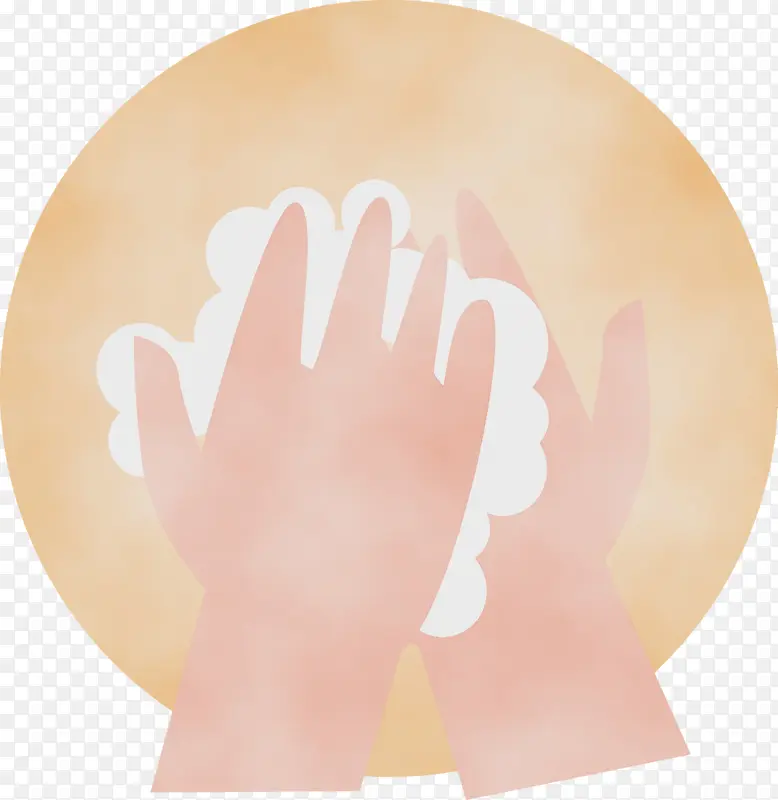 洗手 水彩画 油漆
