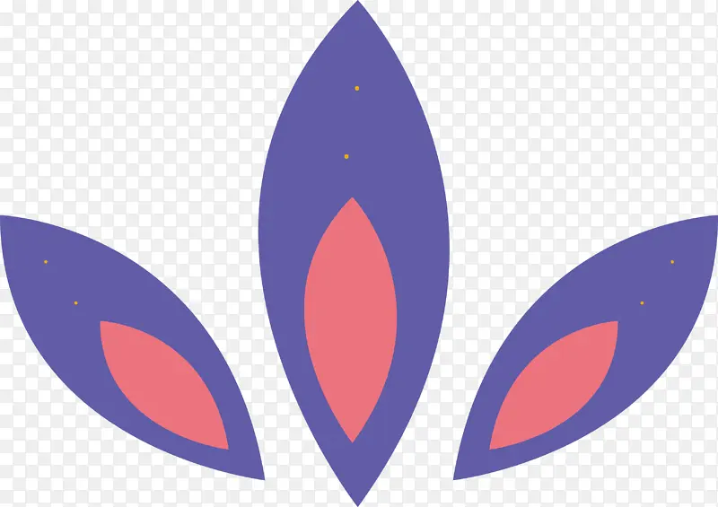墨西哥元素 标志 紫色