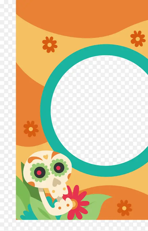 墨西哥元素 花卉设计 海报