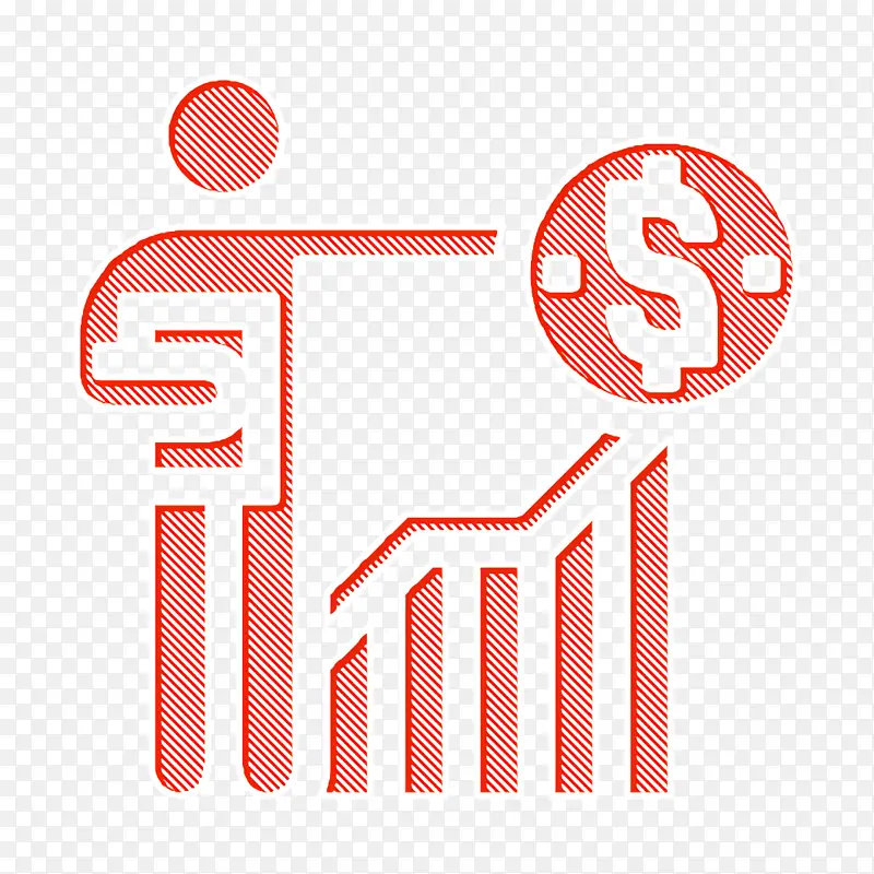 商业策略图标 财务图标 调查图标