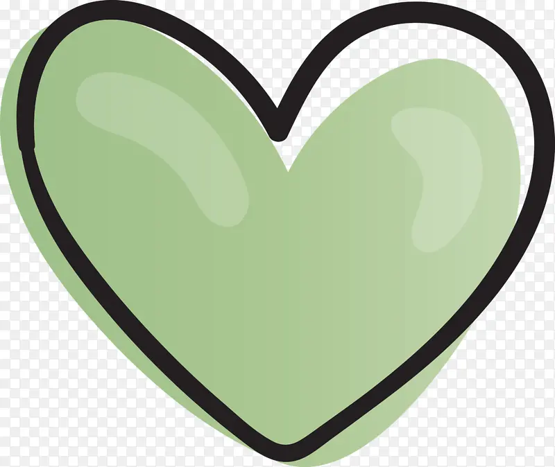 绿色 心脏